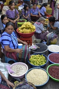 marché au Guatemala