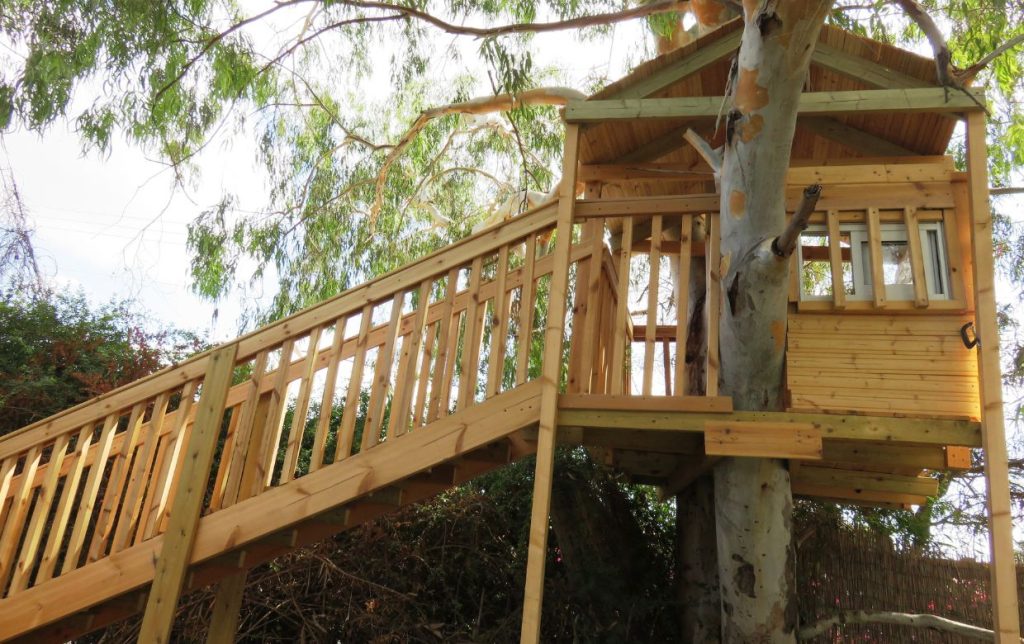 cabane arbre couple
